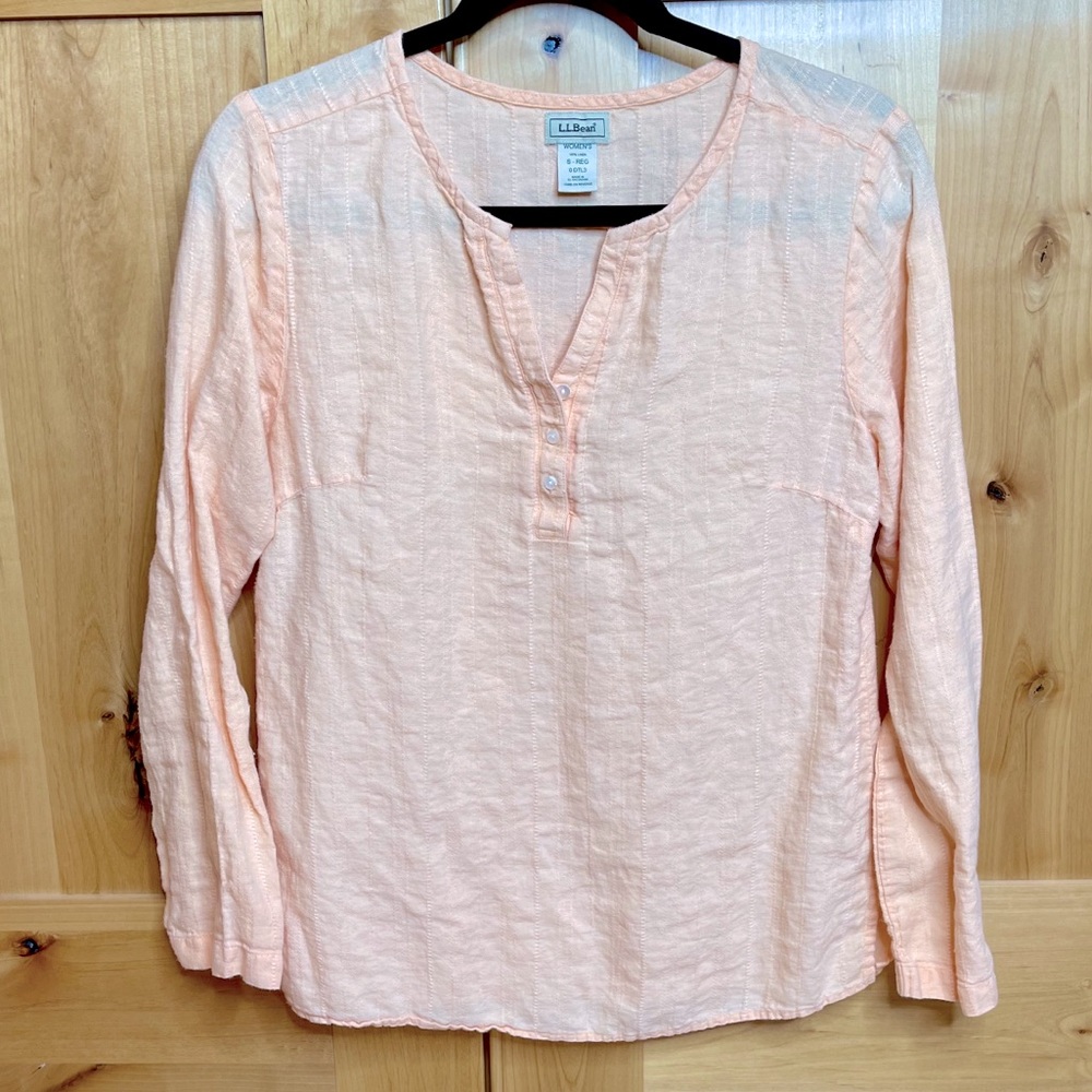 LL Bean Fine Linen Shirt